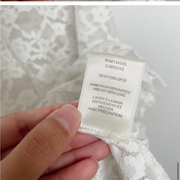 For Love & Lemons x Victoria’s Secret Lou Lace White Floral Slip Mini Dress - Picture 4 of 11